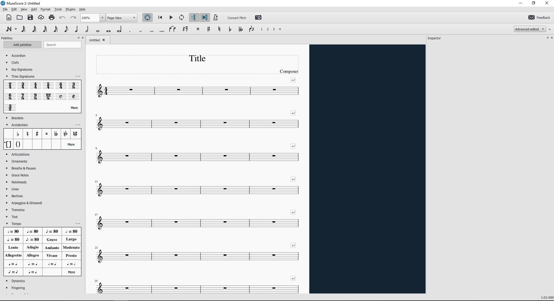Мертвая Нота Musescore